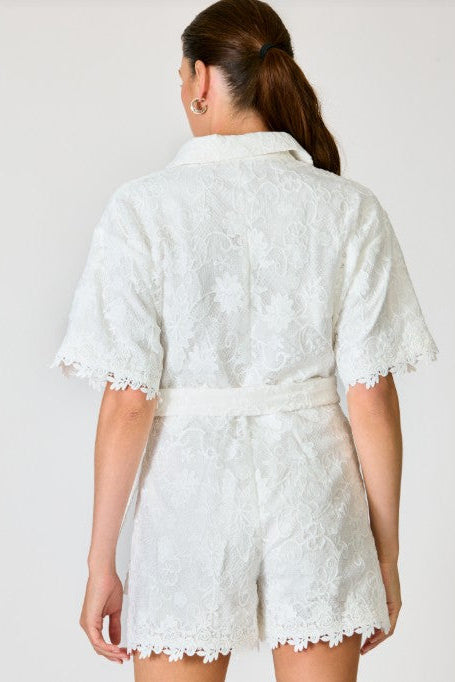Toscana Romper - White