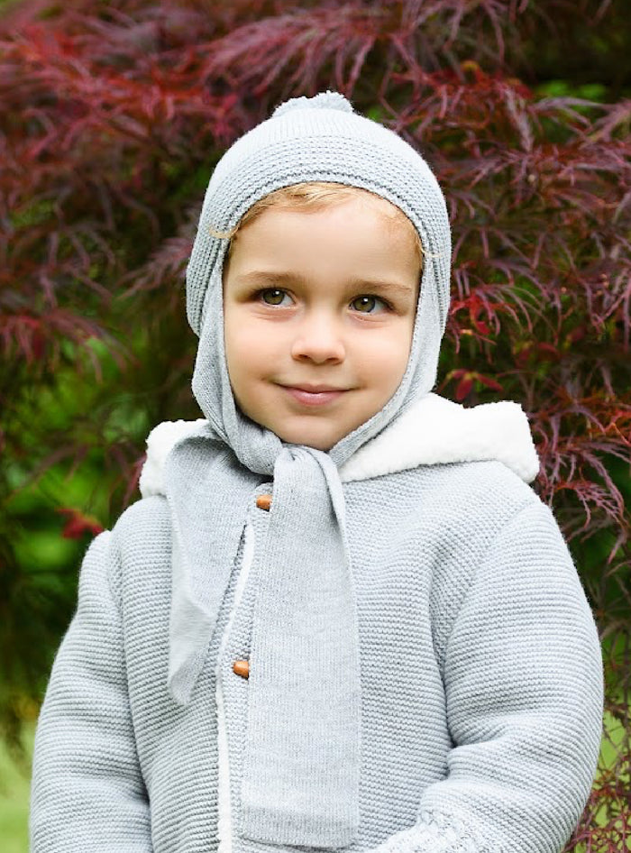 Touille Grey Bonnet and Scarf