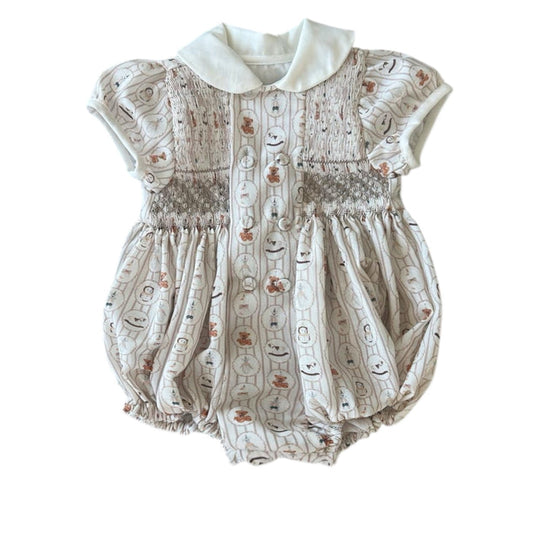 Toyland Boy Handsmocked Romper