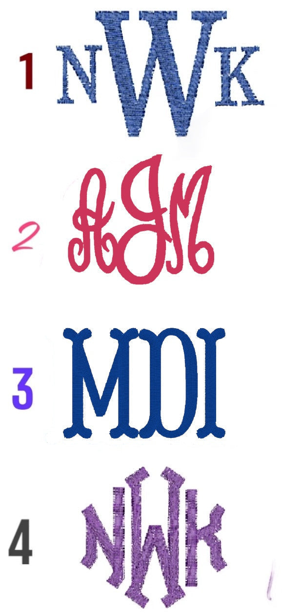 Toyland Taupe/Beige Embroidered/Monogram Bubble