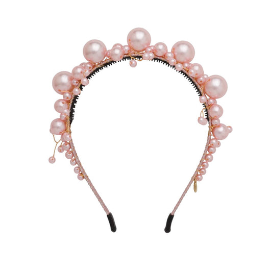 TPWC Duchess Pearl Headband - Blush