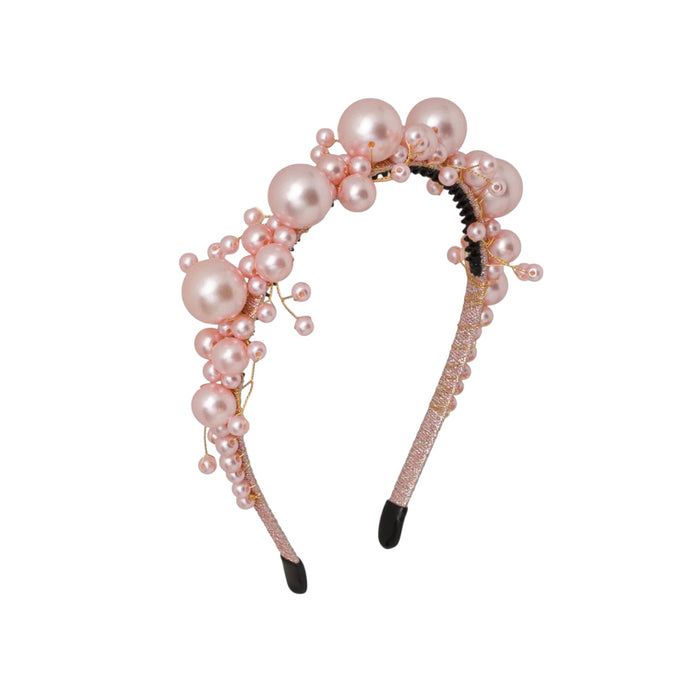 TPWC Duchess Pearl Headband - Blush