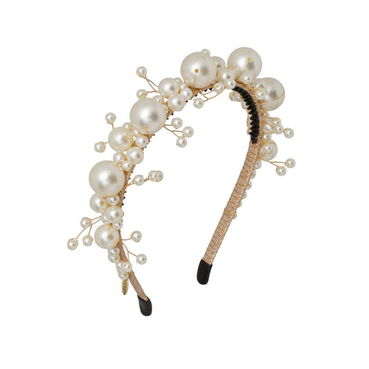 TPWC Duchess Pearl Headband - Ivory