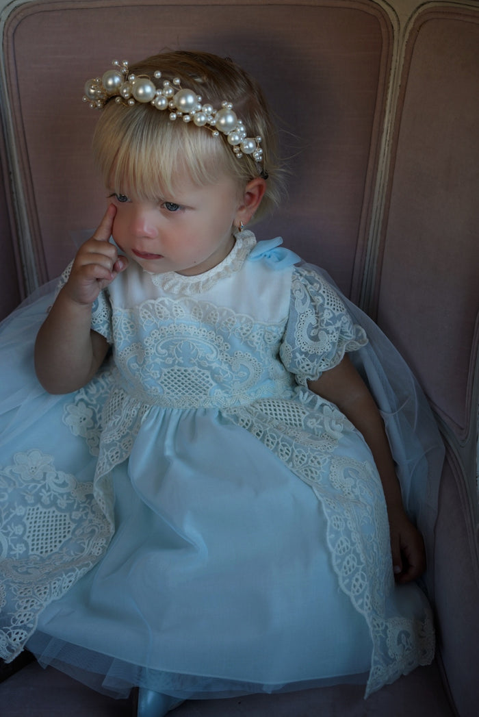TPWC Duchess Pearl Headband - Ivory