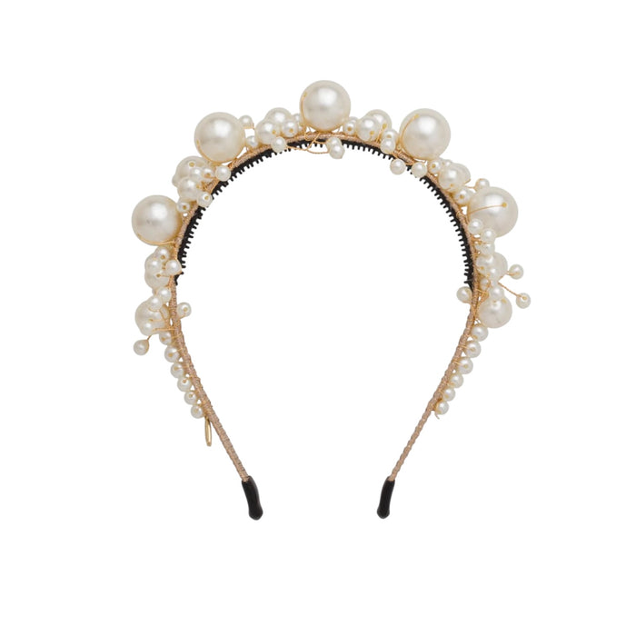 TPWC Duchess Pearl Headband - Ivory