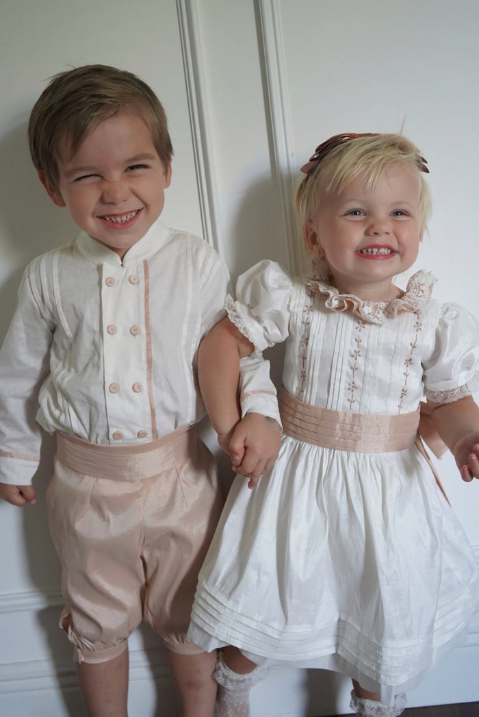 TPWC Iris Page Boy Camel Tafetta 2-PC Knickerbockers set