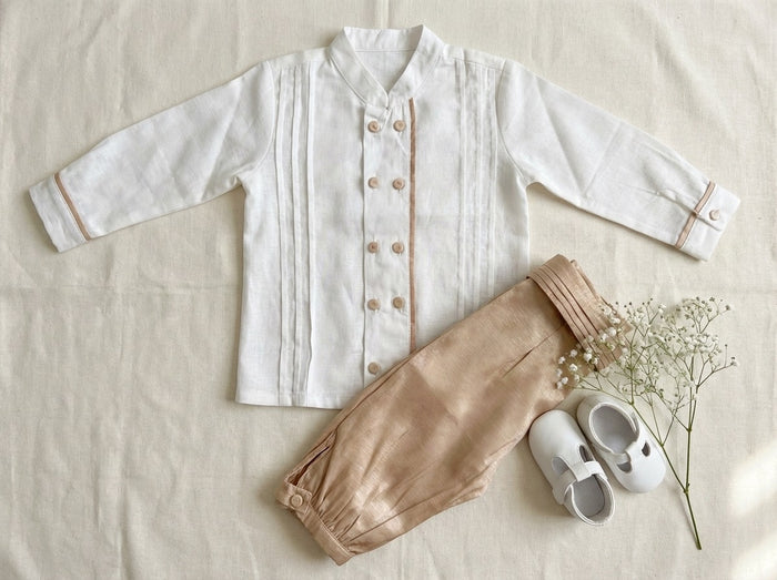 TPWC Iris Page Boy Camel Tafetta 2-PC Knickerbockers set