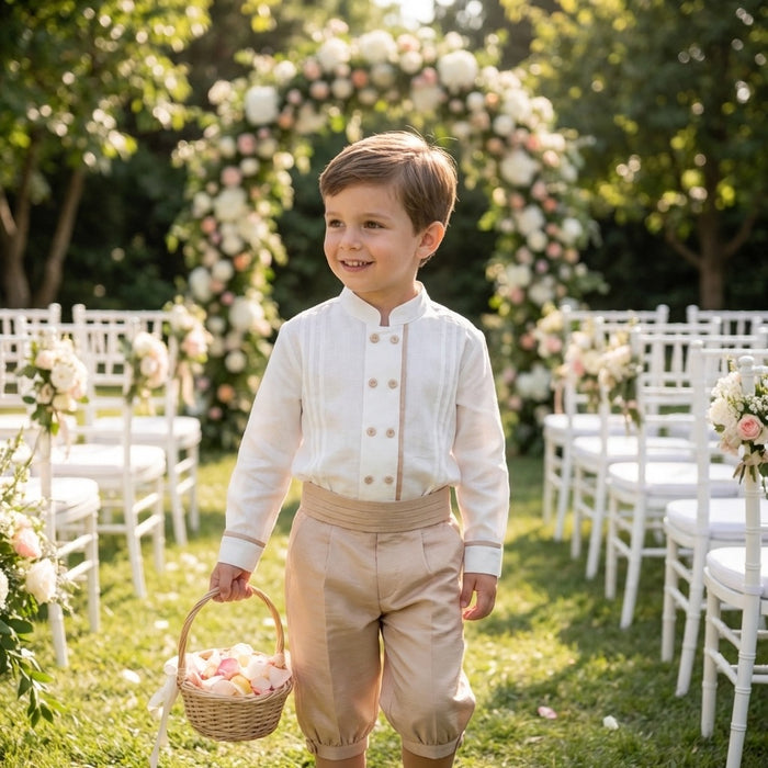 TPWC Iris Page Boy Camel Tafetta 2-PC Knickerbockers set
