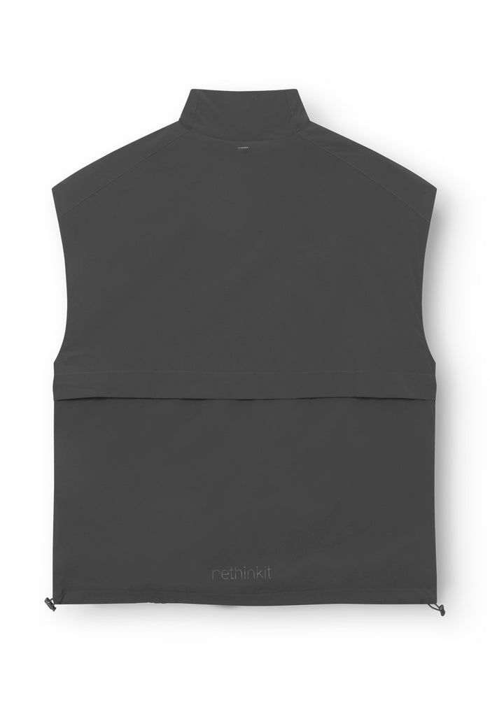 Rethinkit Track gilet Castile Gilet 0022 almost black