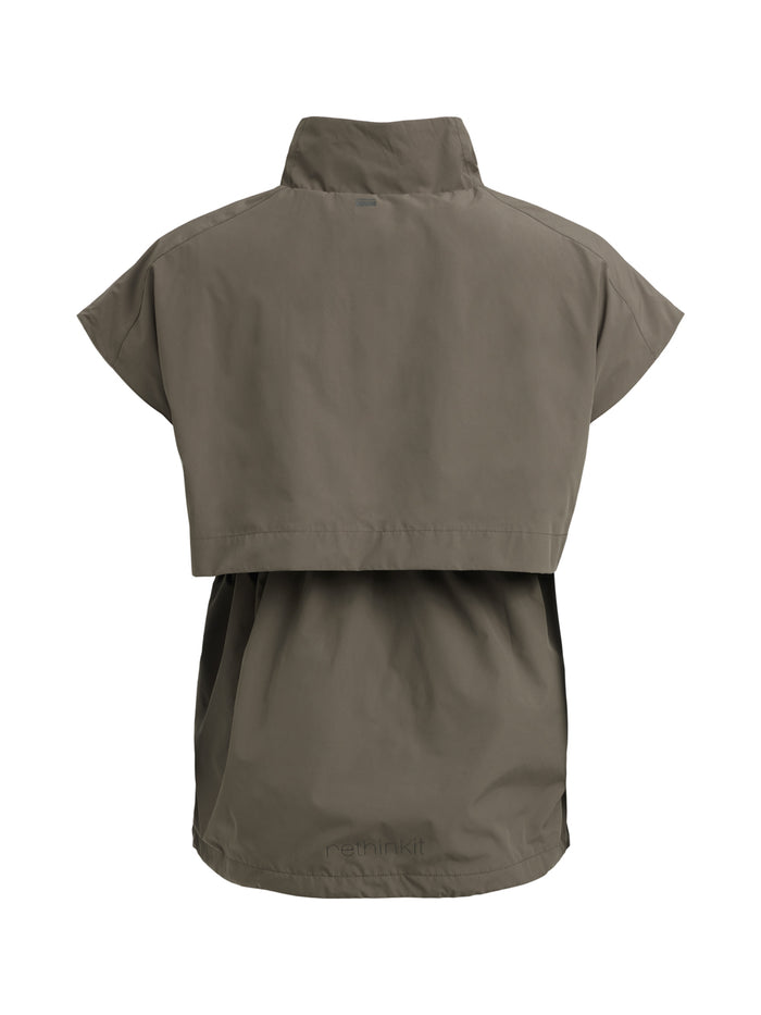 Rethinkit Track gilet Castile Gilet 3053 dark brown