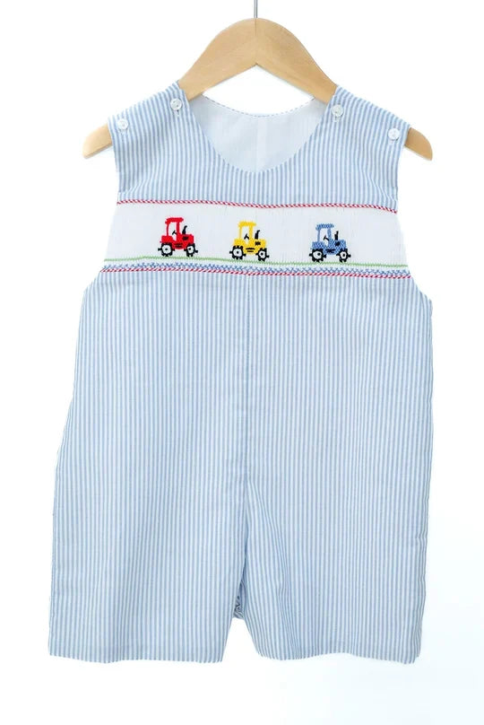 Tractors Smocked Benjamin Jonjon