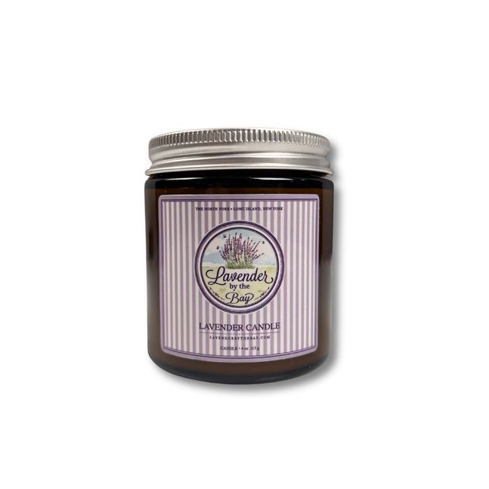 Travel Glass Lavender Scented Candle