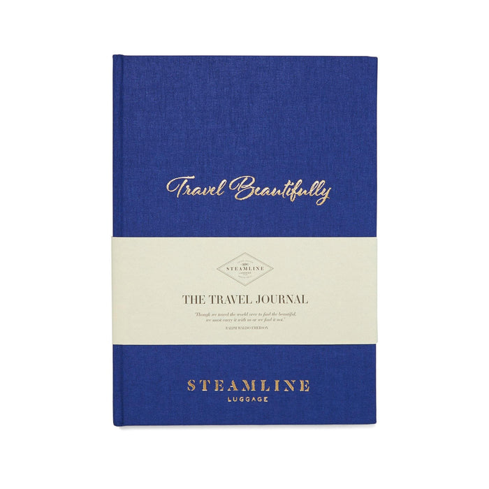 Blue Travel Journal - Irish And Hand-Bound Accessories Steamline Luggage