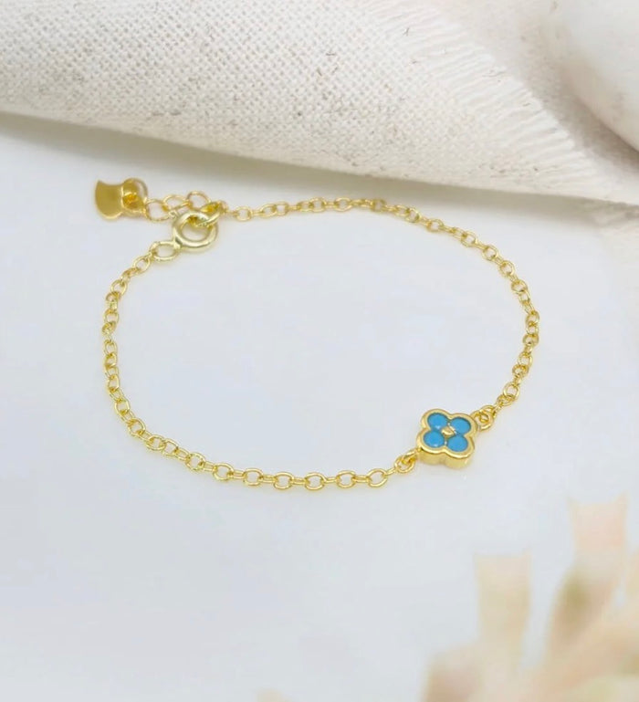 Turquoise Clover Bracelet