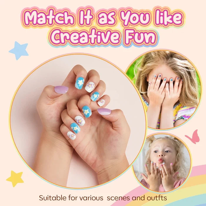 Twinkle - Kids Press on Nail 【Launching 3/31】 press on nails MODELONES #