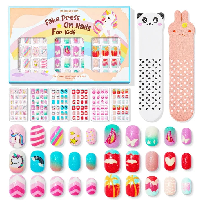 Unicorn - Kids Press on Nail 【Launching 3/31】 press on nails MODELONES #