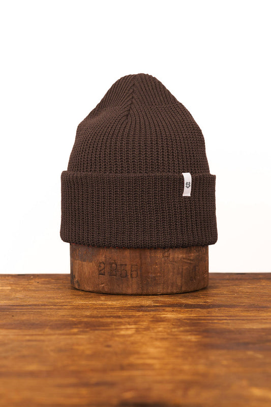 Upcycled Cotton Watchcap - Coffee