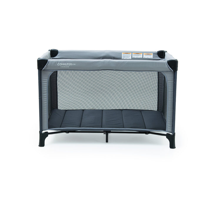 Valco baby EZ Fold Commuter Portacot Grey