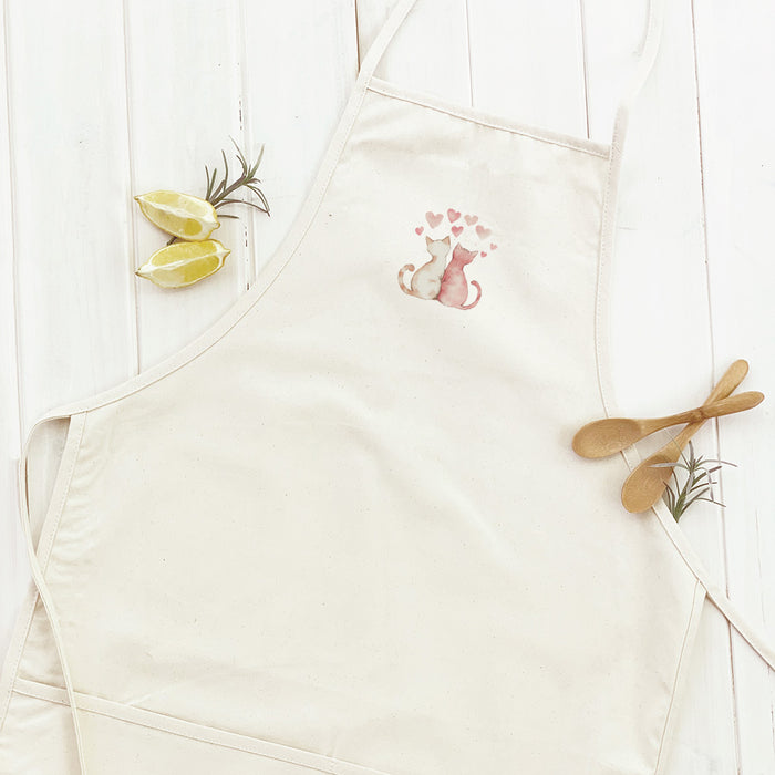 Valentine Cats - Valentine's Day Women's Apron