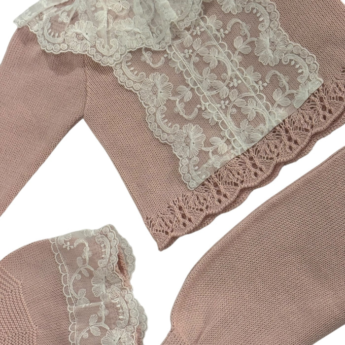 Valeria Dusty Pink 3-Piece Knitted Set