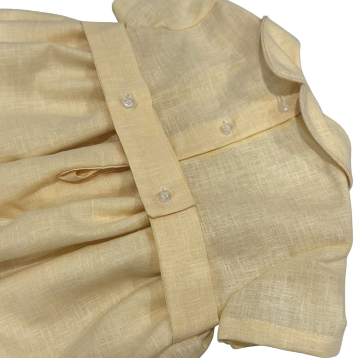 Veronica Yellow Handsmocked Boy Romper