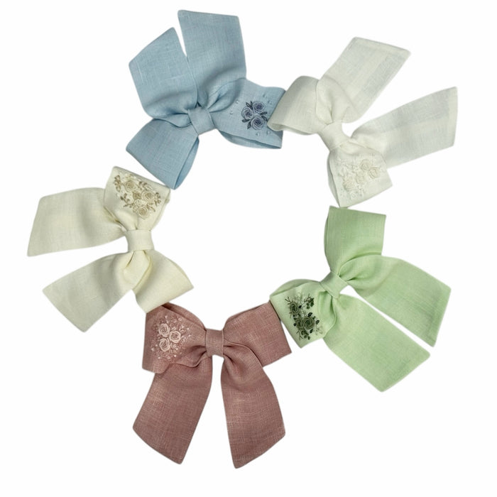 Victoria Handembroidered Bows