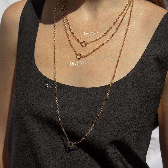 Vienna Charm Necklace 32in