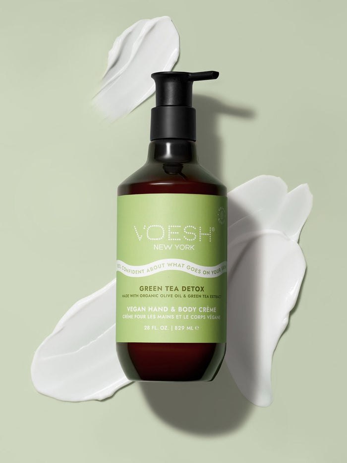 Voesh Hand & Body Creme | Green Tea Detox 28oz
