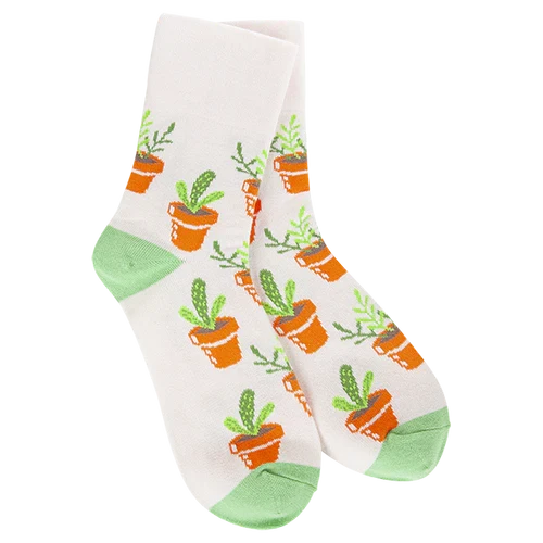 Weekend Garden Mini Crew — Crescent Sock Company, view 3