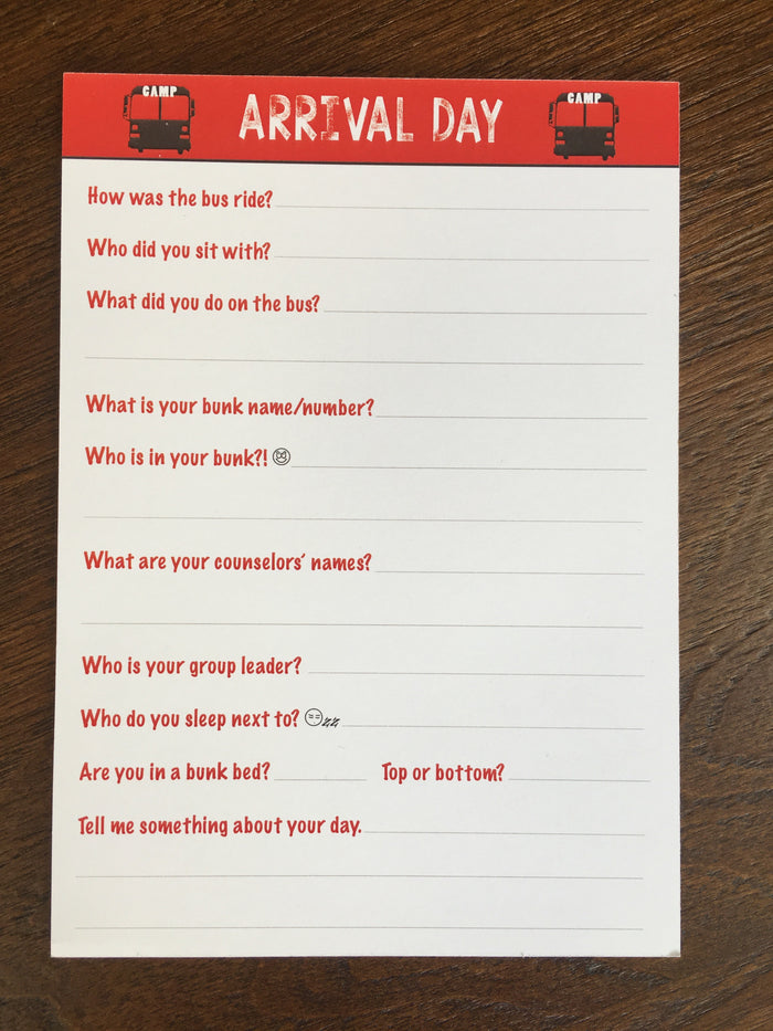 Weekly Fill-In Stationery