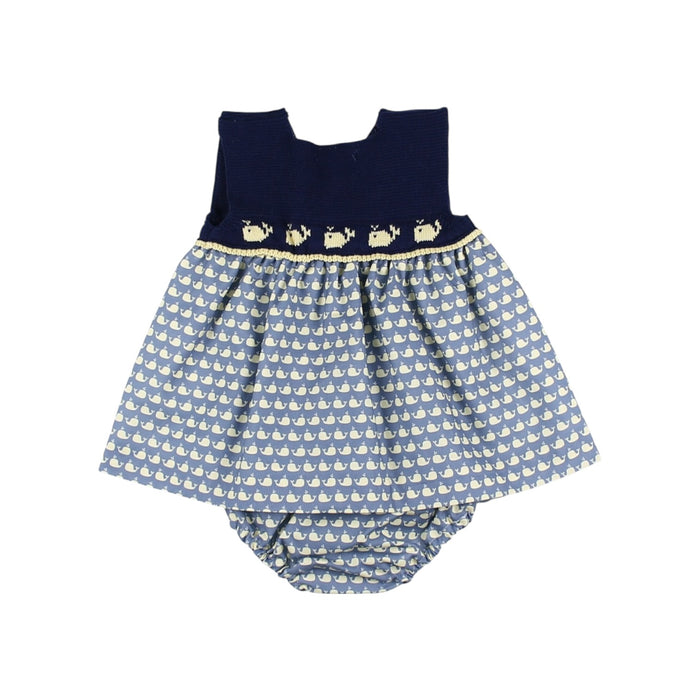Whale Half-Knitted Girl 3-Pc Set