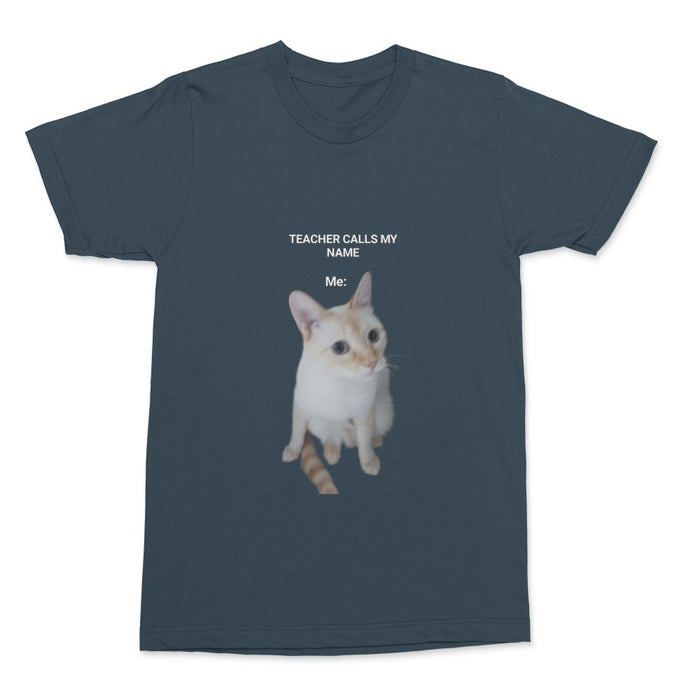 White cat ultra cotton adult T-shirt