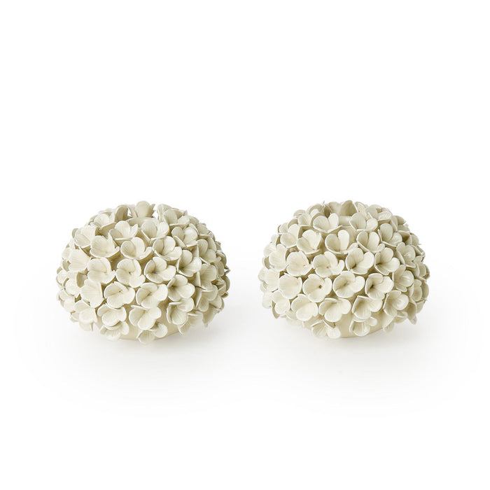 White Hydrangea Flower Bud Vase