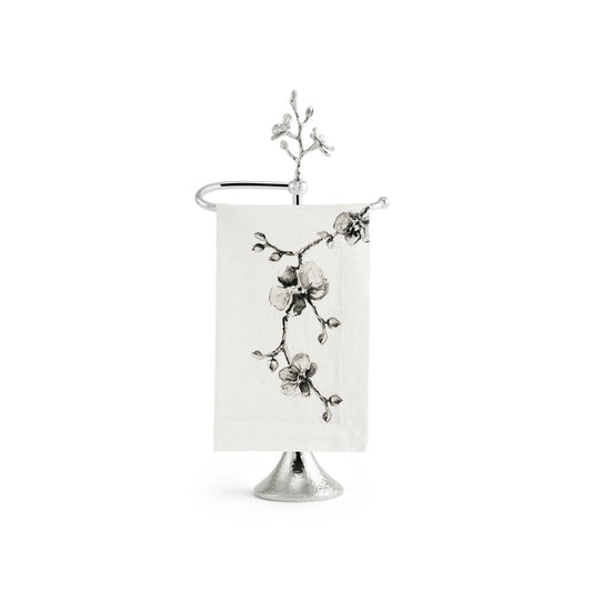 Michael Aram White Orchid Fingertip Towel Stand