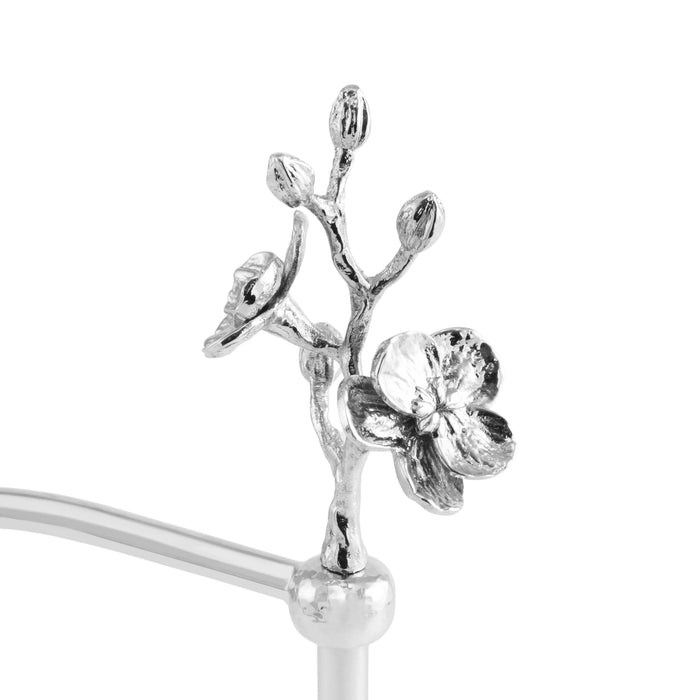 Michael Aram White Orchid Fingertip Towel Stand