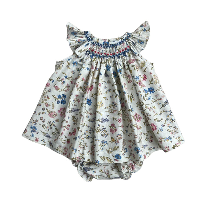 Wildflower Handsmocked Girl 2-Pc Set