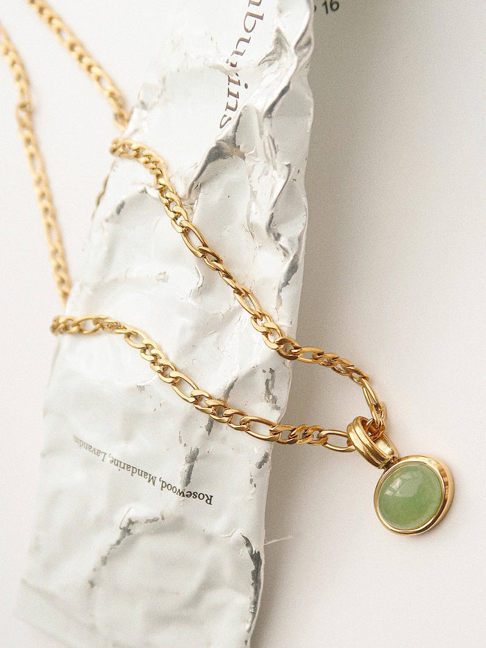 Winslow Green Stone Pendant Necklace