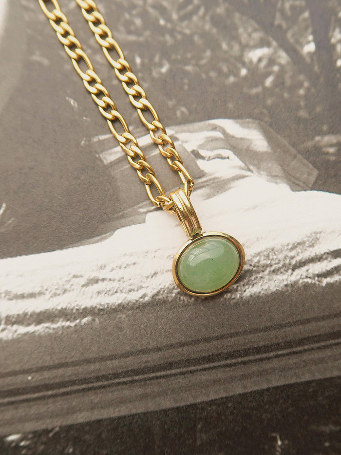 Winslow Green Stone Pendant Necklace