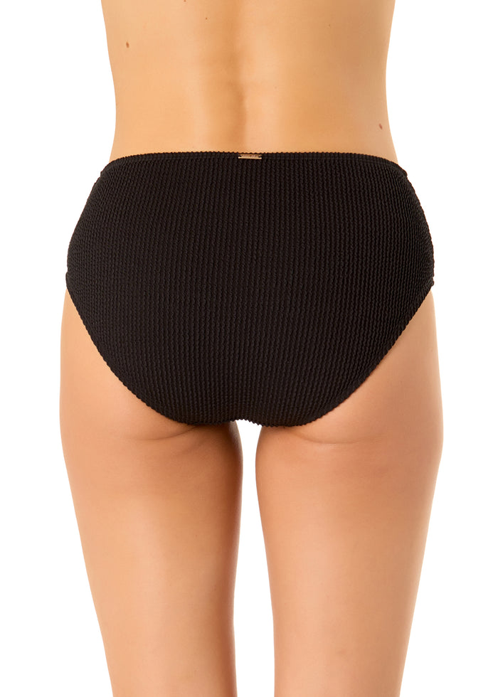 Women's Live In Color Textured Midrise Swim Bottom