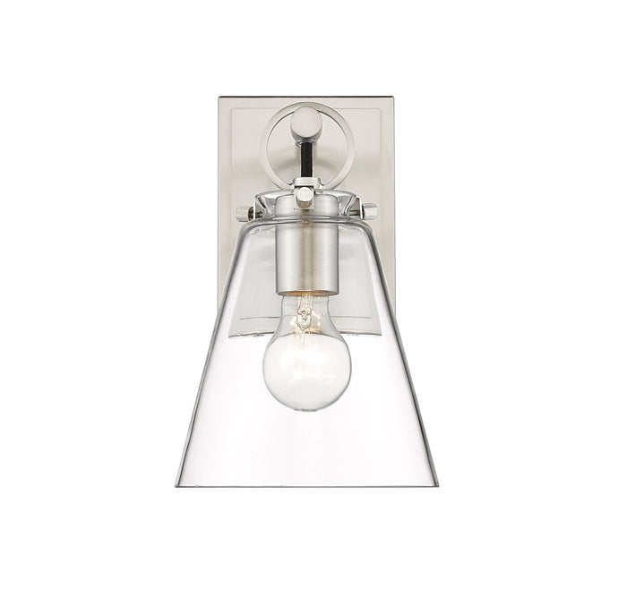 Wall Sconce Z-Lite 483-1S-BN Brushed Nickel Harper 1 Light Wall Sconce Z-Lite