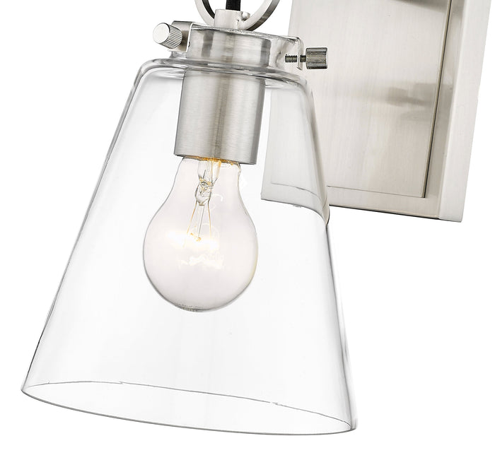 Wall Sconce Z-Lite 483-1S-BN Brushed Nickel Harper 1 Light Wall Sconce Z-Lite