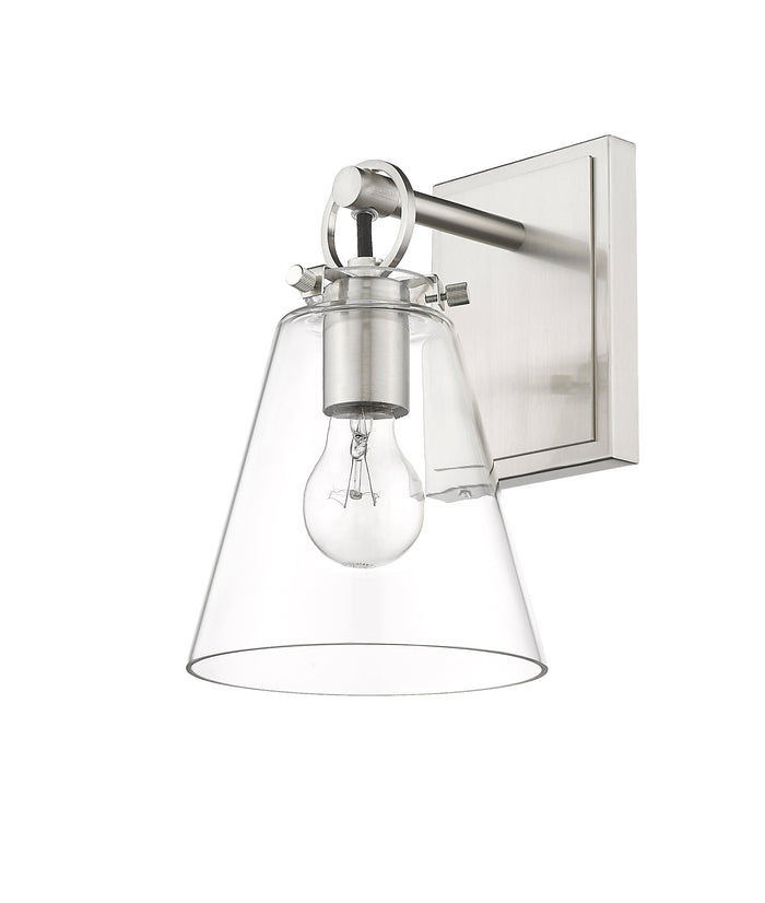 Wall Sconce Z-Lite 483-1S-BN Brushed Nickel Harper 1 Light Wall Sconce Z-Lite