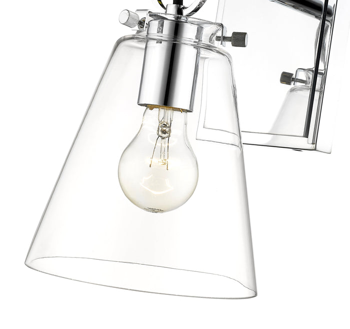 Wall Sconce Z-Lite 483-1S-CH Chrome Harper 1 Light Wall Sconce Z-Lite