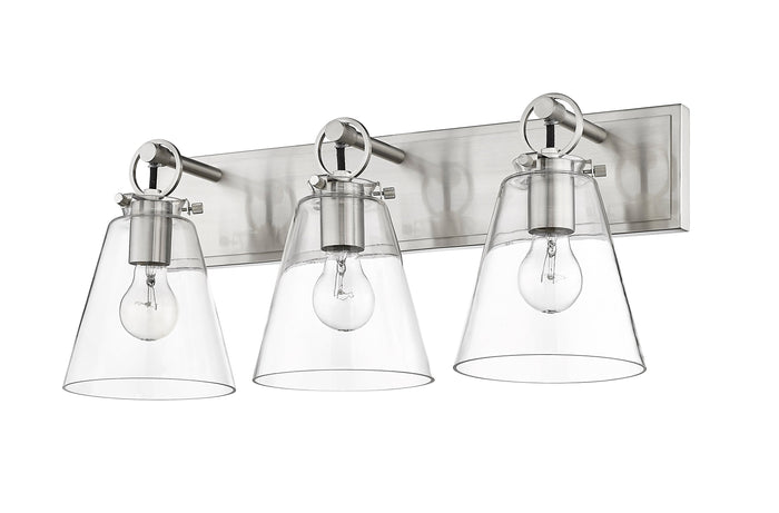 Vanity Z-Lite 483-3V-BN Brushed Nickel Harper 3 Light Vanity Z-Lite
