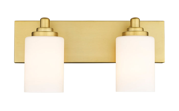 Vanity Z-Lite 485-2V-BG Brushed Gold Soledad 2 Light Vanity Z-Lite