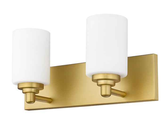 Vanity Z-Lite 485-2V-BG Brushed Gold Soledad 2 Light Vanity Z-Lite