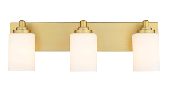 Vanity Z-Lite 485-3V-BG Brushed Gold Soledad 3 Light Vanity Z-Lite