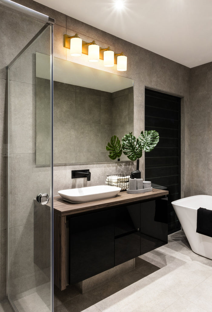 Vanity Z-Lite 485-4V-BG Brushed Gold Soledad 4 Light Vanity Z-Lite