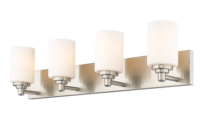Vanity Z-Lite 485-4V-BN Brushed Nickel Soledad 4 Light Vanity Z-Lite