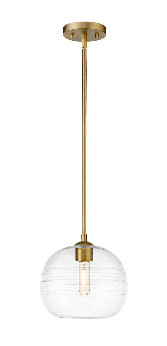 Pendant Z-Lite 486P10-OBR Olde Brass Harmony 1 Light Pendant Z-Lite
